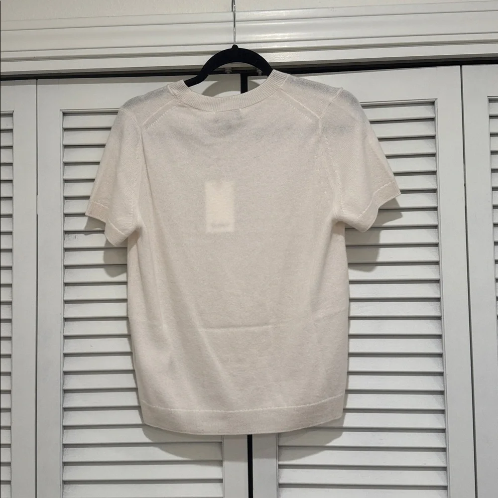 Quince Ivory Cashmere Sweater New with Tags - Picture 3 of 5